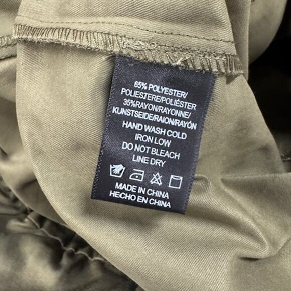 NWT Anthropologie Belted Utility Mini Skirt (Olive Green) by ISLA MAUDE - Picture 7 of 7